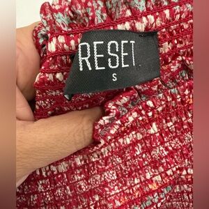 The Reset Kids Set - Red and White Pattern